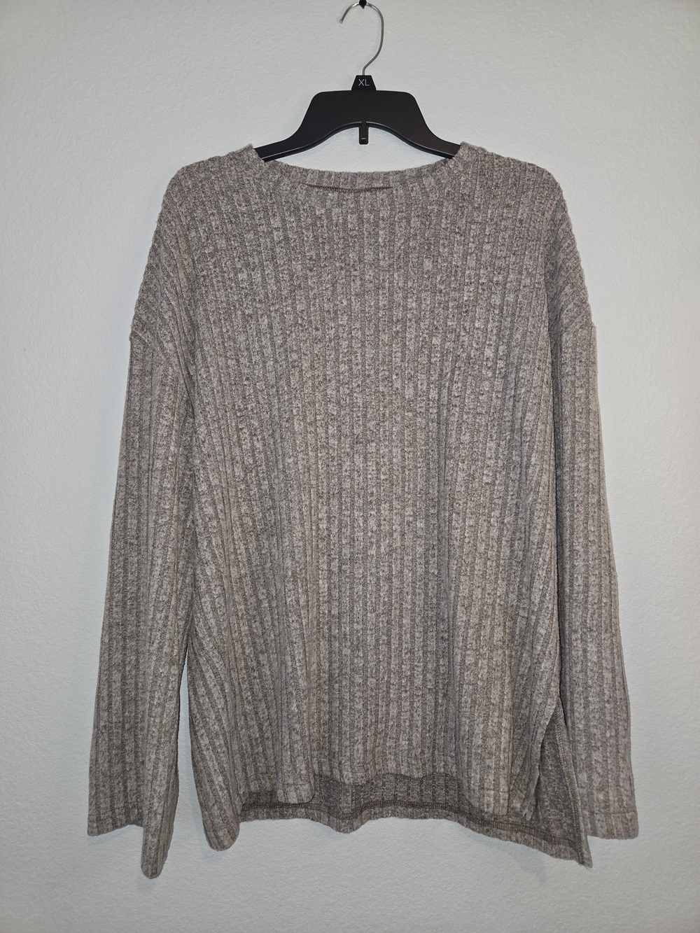 Women's Wide Leg Ribbed Lounge Set In Soft Brown